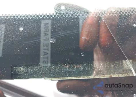 2021 Toyota Sienna Le из США, поврежденный, VIN 5TDKRKEC9MS056647